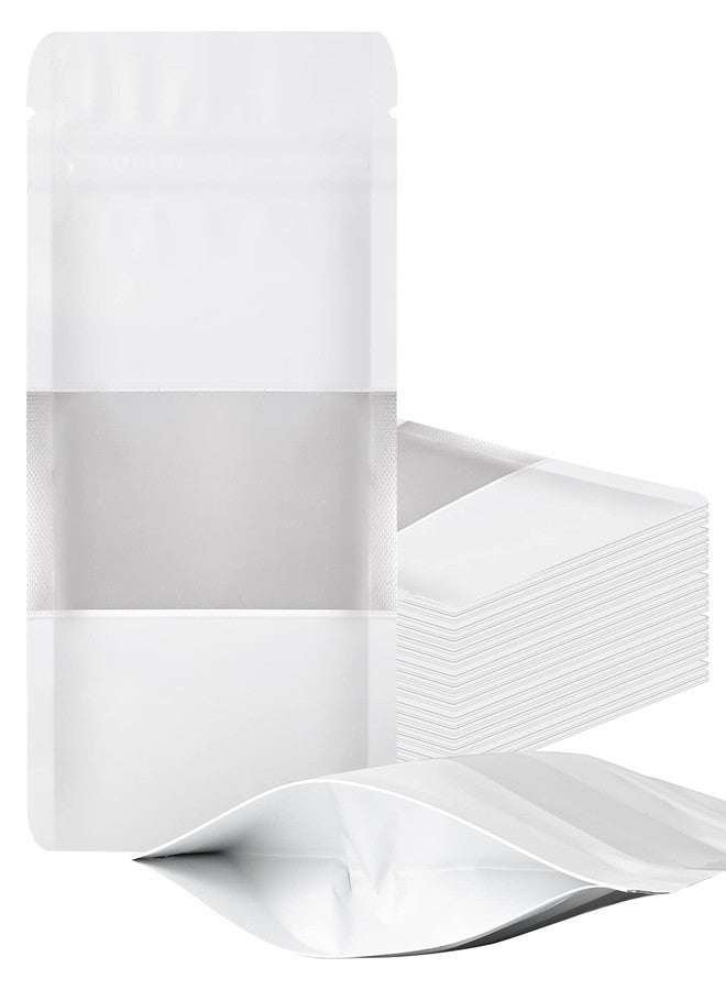 TRUE SHOP THE ULTIMATE SOLUTION FOR FOOD STORAGE - FOIL POUCH STAND-UP BAGS WITH SELF-SEALING TECHNOLOGY MATT WHITE 100 GRAM (7INCHx4INCH)(18CMx10CM) (PACK OF 100) - Image 4
